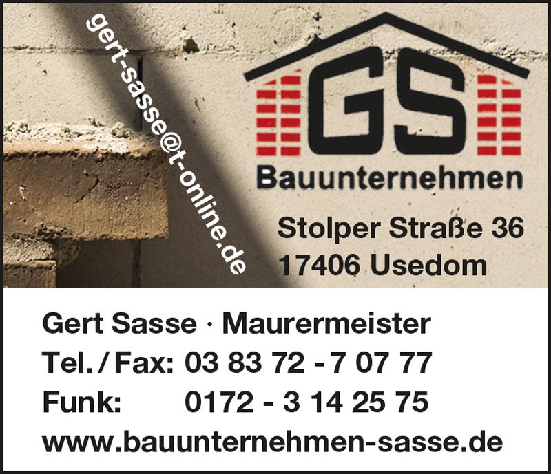 Gert Sasse Bauunternehmen