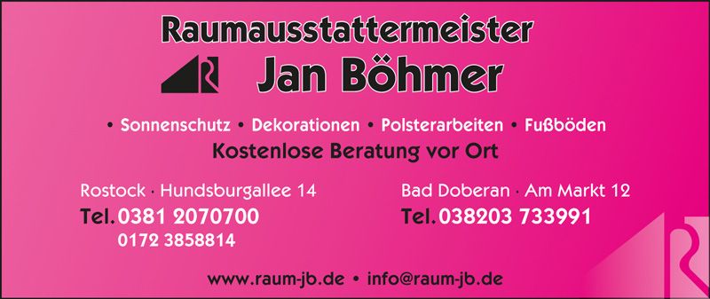 Raumausstattermeister Jan Böhmer