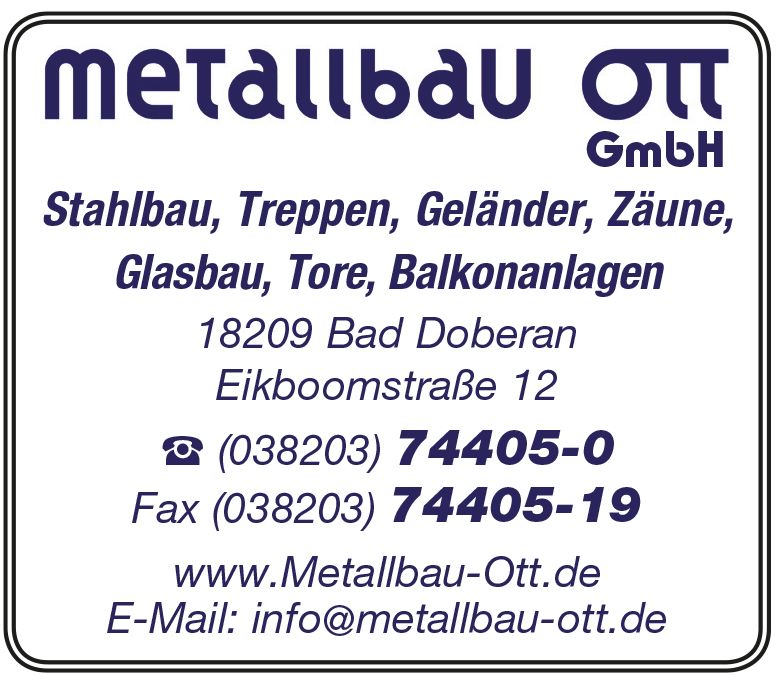 Metallbau Ott GmbH