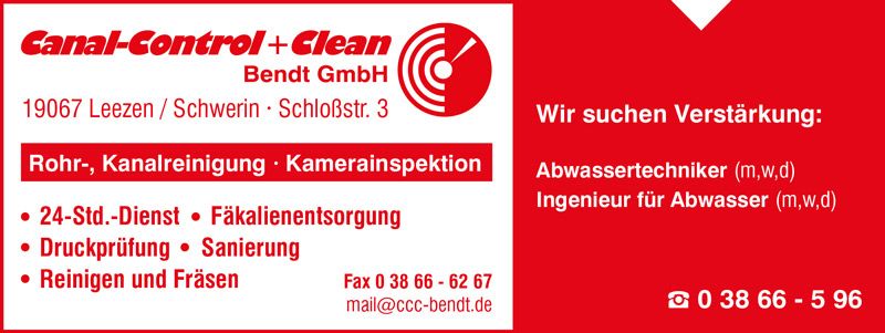 Canal Control Clean Anzeige