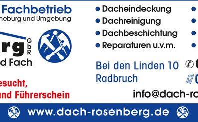 Rosenberg Dachdecker-Fachbetrieb - Anzeige