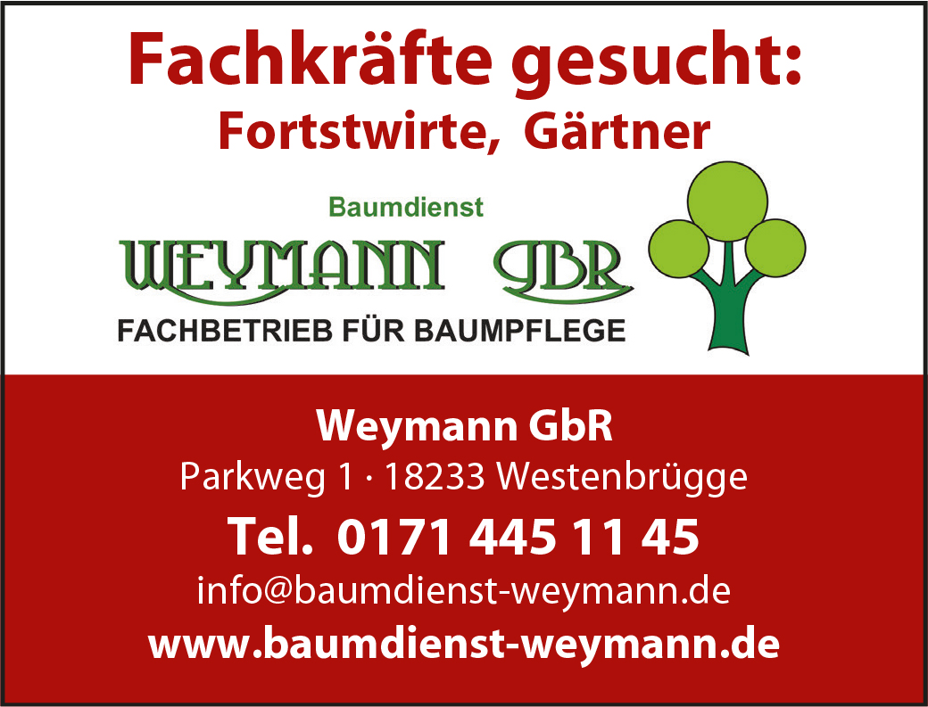Weymann GbR Anzeige